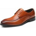 thumbnail image 2 of Men's Split-Toe Oxford Formal Lace Up Dress Shoes for Men, 2 of 10