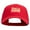 Red, variant on Hello Friday Embroidered Low Profile Washed Flex Cap - White OSFM