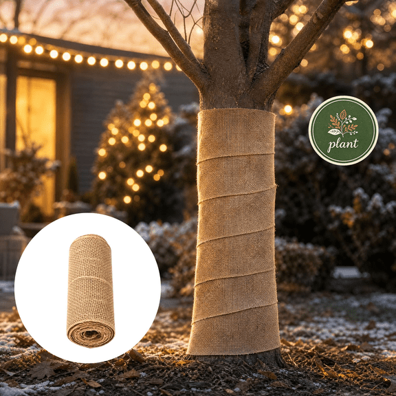 Winter Tree Protective Wrap Plants, Cold Protection Cover Band, Reusable Tree Guard Strap for Outdoor Trees, Frost Protection Wrap for Young Trees Shrubs