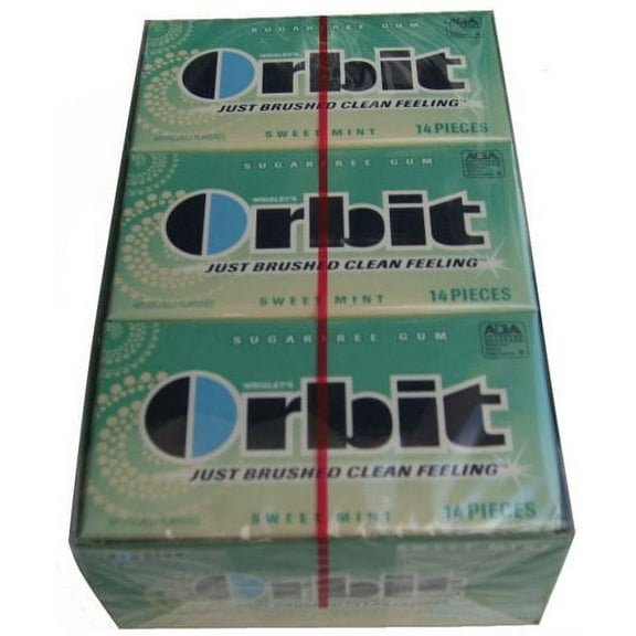 Wrigleys Orbit Sweet Mint, 14Count (Pack of 12)