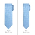 thumbnail image 3 of Jacob Alexander Men's Woven Floral Pattern Regular Neck Tie - Blue, 3 of 7
