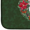 thumbnail image 4 of White Standard Poodle Poinsetta Wreath Dish Drying Mat, 4 of 7
