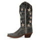 thumbnail image 3 of Botas Laredo Serenade de piel patriótica para mujer, color azul, talla 8.5, 3 of 5