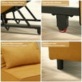 thumbnail image 2 of Ainfox 4-in-1 Convertible Sleeper Chair Bed Pull Out Sofa Bed Chaise Lounge for Home Office, Yellow, 2 of 9