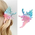 thumbnail image 2 of Weflink Vibrant Conch Charm Hair Claw Hairpin For Women Summer Vacation Headdress Securely Hold Beach Styling Tool, 2 of 17