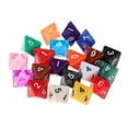 thumbnail image 2 of 20pcs / Set Juego de dados acrílicos de 8 caras para estudiantes de Zulema Juego de fiesta de dados para niños, 2 of 8