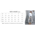 thumbnail image 7 of PUWEI Women's Fleece Lined Barrel Leg Pants High Waist Wide Leg Joggers Soft Lounge Pants with Pockets, 7 of 7