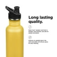 thumbnail image 4 of Klean Kanteen Classic Water Bottle with Sport Cap - Stainless Steel Sports Water Bottle - 27 Oz, Old Gold, 4 of 7