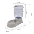 thumbnail image 2 of Comedero Automático para Mascotas, Recipiente para Perros y Gatos con Reposición Automática, Contenedor de Almacenamiento de Alimentos, Jarra, Suministros para Mascotas., 2 of 9