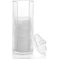 thumbnail image 2 of Acrylic Makeup Organizer Round Cosmetic Storage Cotton Pad Dispenser Container Holder Organizer, 2 of 4