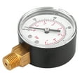 thumbnail image 1 of Manómetro 50 mm Bling Bling Rosca de Latón BSPT 1/4 para Combustible Aire Aceite Gas y Agua 0-100 PSI, 1 of 7