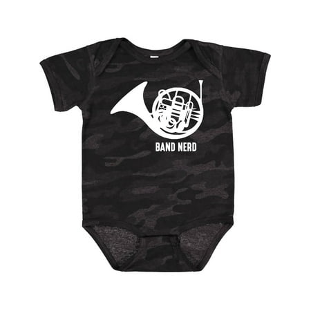 

Inktastic Band Nerd French Horn WHT Gift Baby Boy or Baby Girl Bodysuit