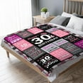 thumbnail image 6 of 30th Birthday Gifts for Her 30th Birthday Gifts for Women 30 Year Old Birthday Gifts for Women Birthday Decorations for Women Funny Birthday Gifts for 30th Woman Happy Birthday Blanket 50x60, 6 of 6