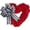 Deals#19, variant on Tupukom Wreath Valentines Day Decorations on Sale Heart Shaped Wreath Valentine's Day Red Heart Wreath for Front Door Wedding Party Anniversary Wall Decor Gift