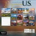 thumbnail image 5 of Trends International 2024 Discover U.S. Wall Calendar & Magnetic Frame, 5 of 8