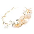 thumbnail image 2 of Bridal Hairband Flower Pearls Hair Band Headpiece Headwear Wedding Accessories (md222), 2 of 4