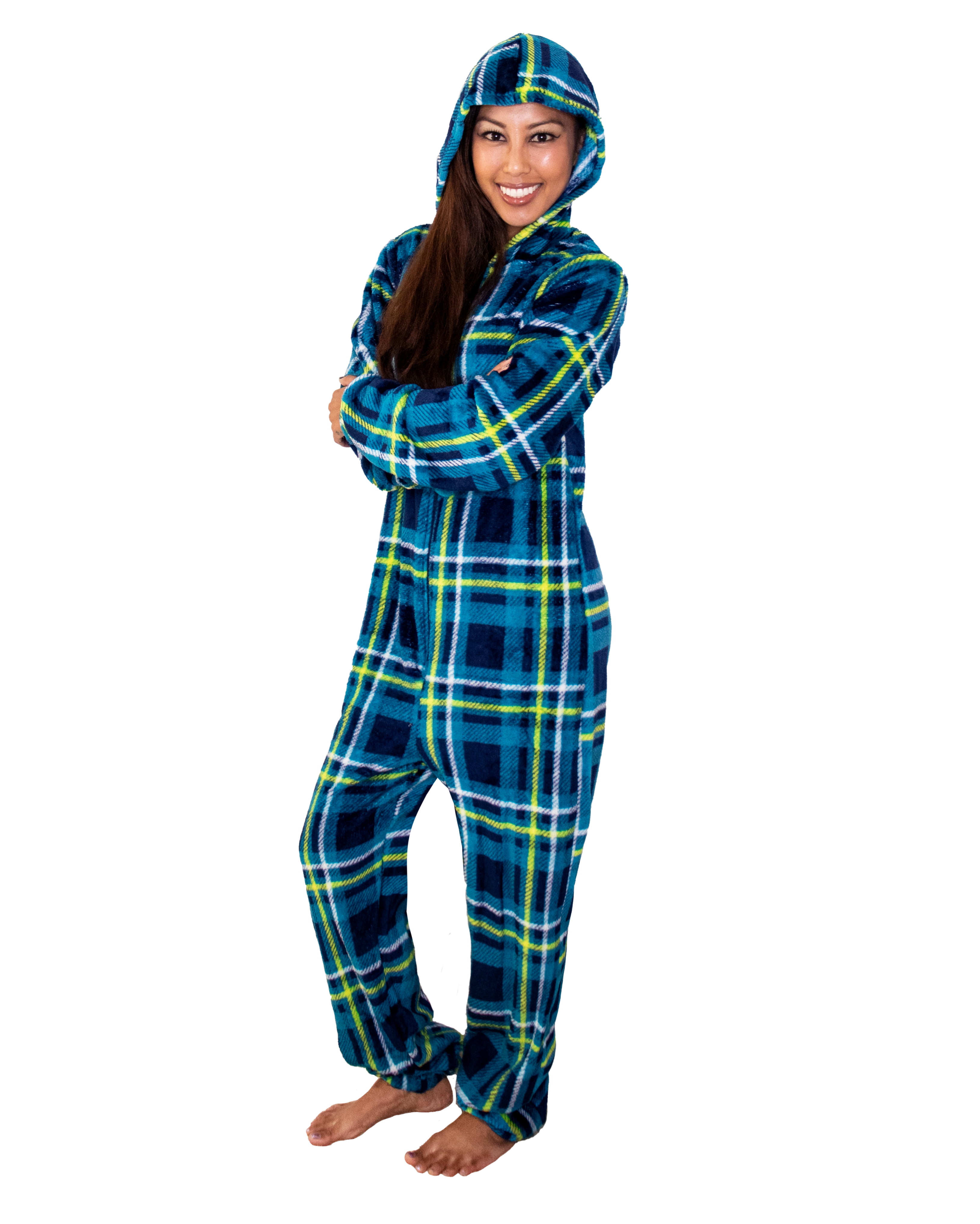 Adult Animal Kigurumi Fleece Pajamas Cosplay Fox Sleepwear Costume Jumpsuit