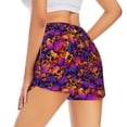 thumbnail image 3 of Xecao's Skull for a double-layer running short for women, perfect for gym, tennis, and more, featuring a convenient pocket., 3 of 9