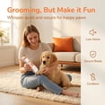 thumbnail image 4 of WAAYEEPAL Cute Duck Pet Hair Clipper, Low Noise Silent Dog Cat Grooming Trimmer, 3 Adjustable Cutting Lengths USB Rechargeable Electric Shaver for Small Puppies Kittens, 4 of 9