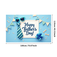 thumbnail image 6 of Striped Tie Happy Father's Day Banner Gift Box Celebration Backdrop for Father's Day Party Decoration Event Celebration, 6 of 7