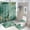 color, variant on Colorful Marble Green Gilding (75) Shower Curtain Waterproof Bathroom Curtain Set with Hooks Home Decor Bathroom Curtains 4pcs