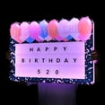 thumbnail image 6 of CNV VIP Bottle Service Sign for Clubs Bar Party, LED Letter Bottle Presenter, Handheld Light Box Sign Kit with 52 Letters, 20 Number Cards, 6 of 8