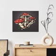 thumbnail image 6 of Lsque Red Mushrooms Print Wall Art – Decorative Picture for Living Room, Bedroom, and Office (Horizontal), 6 of 6