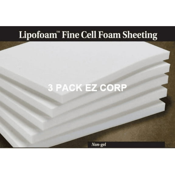 Lipofoam for Lipo Healing 3 pack standard sheets Made in the USA beware of cheap copies standard size sheets