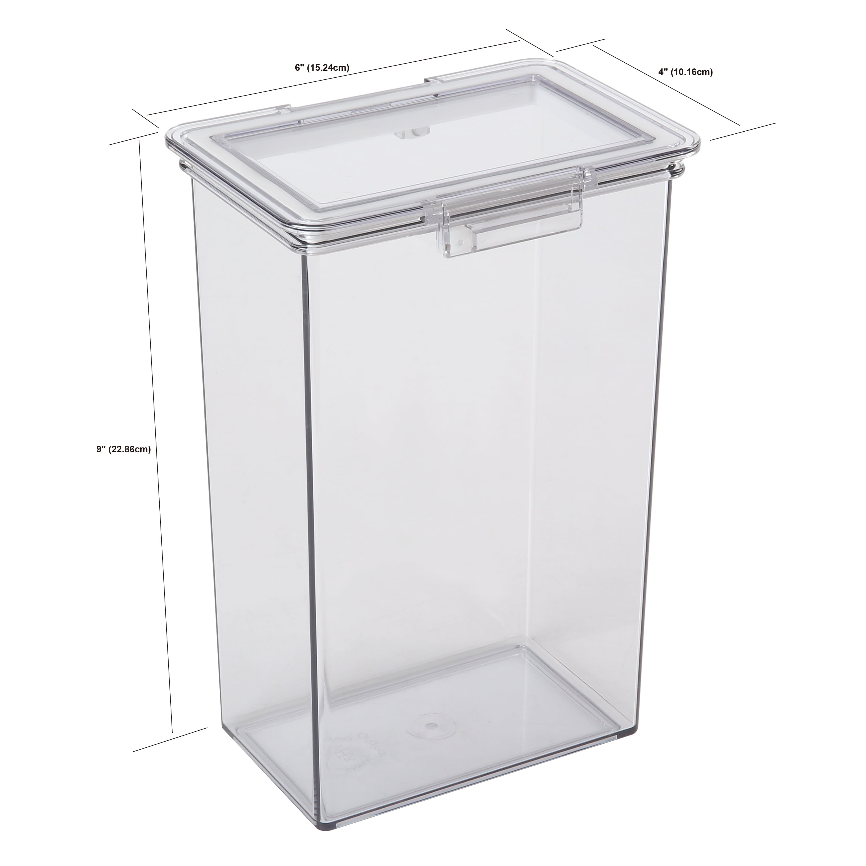 The Home Edit Large Food Storage Canister 9"x6"x4", Multi-Purpose Kitchen Storage and Organization Solution