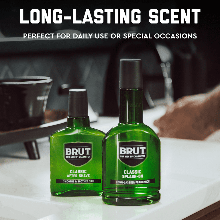 Brut Classic Cologne, Wood and Citrus Scent, Bold Masculine