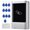 Chrome Black, variant on Waterproof RFID Card Keypad Access Control System Kit 125KHz Touch Screen Single Entry Door Lock Reader / 7.3 x 5.3 x 2.2 in / 18.5 x 13.5 x 5.5 cm