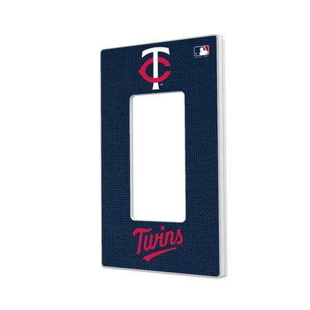 Minnesota Twins Solid Single Rocker Light Switch Plate