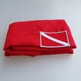 thumbnail image 4 of LOVIVER Housse de Coussin Décorative pour la Maison Motif Drapeau de Plongée Rouge, 4 of 8
