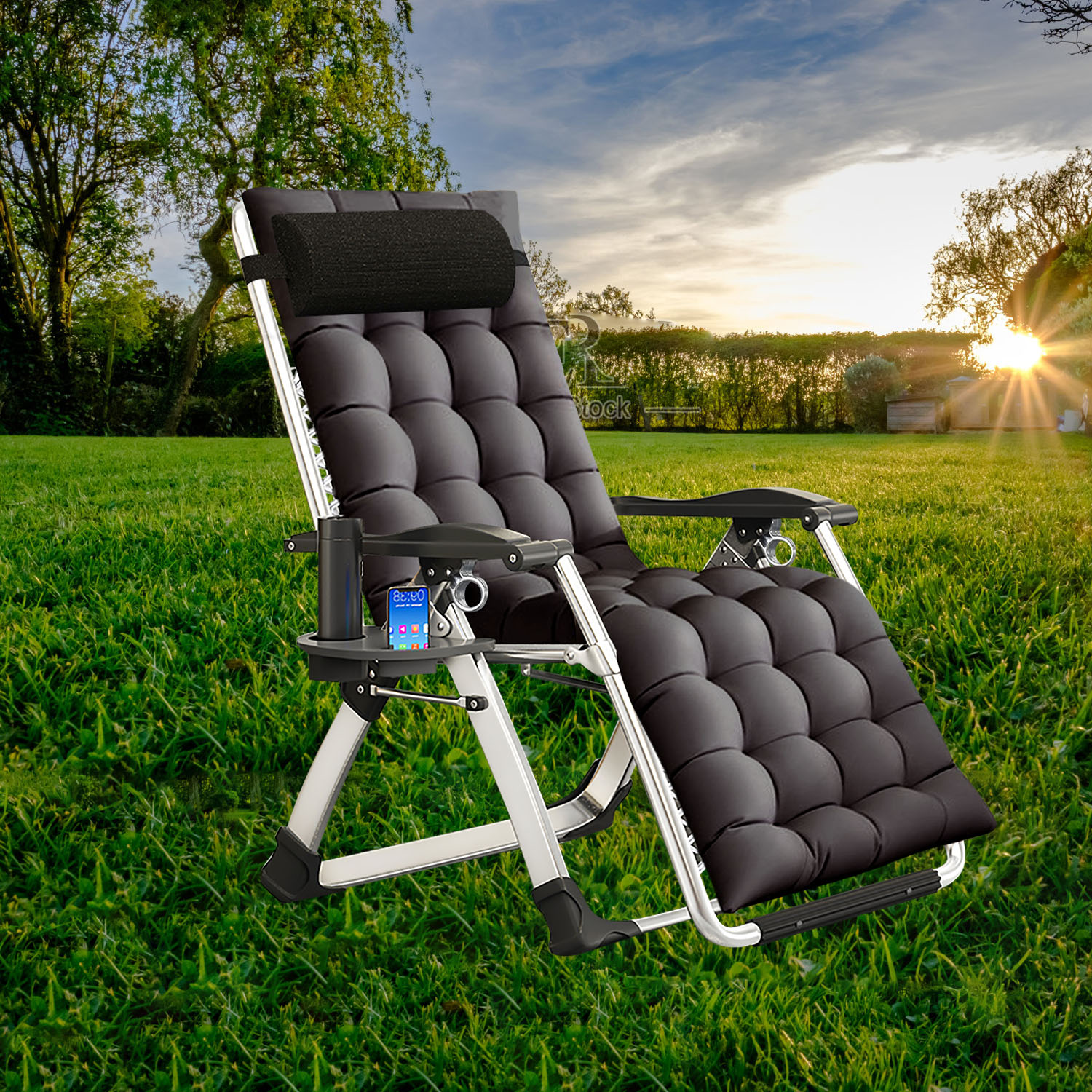 Docred Zero Gravity Chair, Reclining Lounge Chair with Removable