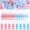Multicolor, variant on 100Pcs Baby Shower Clothespin 1.4" Games Boy Plastic Mini Clothes Pins for Party Decorations, DIY Crafts(Multicolor)