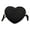Black,Pink,Hot pink, variant on Small Vintage style Purse Chic and Feminine Crossbody Bags Heart Shaped Handbag