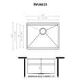 thumbnail image 3 of Ruvati 23 x 19 x 12 inch Deep Laundry Workstation Sink, 3 of 9