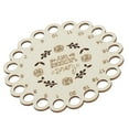 thumbnail image 2 of Kilisky Wooden Embroidery Floss Organizer Multipurpose Hollow Design Multi Holes Cross Stitch Floss Thread Holder for Sewing Floss Accessories LOVE Roses, 2 of 21