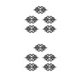 thumbnail image 4 of Inteprter 10 Uds. Adhesivo de pared acrílico flor espejo autoadhesivo calcomanía dormitorio hogar DIY decoración de pared para niños habitación de No.02 2piezas Inteprter CBP046772, 4 of 6