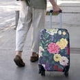 thumbnail image 3 of Pioneer Flower Floral Print Pattern Luggage Cover Fashion Suitcase Cover Baggage Covers Fit 25-28 Inch Luggage (Go Travel), 3 of 5