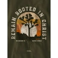 thumbnail image 3 of Light Source Mens Long Sleeve T-Shirt - Remain Rooted In Christ - Moss - X-Large, 3 of 4