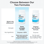 Klaire Labs SFI Health Interfase Plus - Enzyme Combination to Disrupt Biofilm Matrix + EDTA - Gastrointestinal System, Gut Flora, Biofilm & Detox Support (60 Capsules)