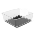 thumbnail image 2 of Center Console Organizer Tray Clear Arcylic Hidden Armrest Storage Box Replacement for Tesla Model Y 3 2021 to 2023 Rear, 2 of 5
