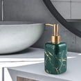 thumbnail image 3 of Marble Pattern Soap Dispenser Lotion Bottle 300ml for Bathroom Home Kitchen Countertop, 3 of 7