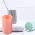 thumbnail image 4 of YAHHU Premium Travel Toothbrush Case Carrier Portable PP Slip Resistant Travel Toothbrush Cup with Cover, Pink (7.7 inches / 19.6 cm), Portable Storage Holder Box for Bathroom Organization, 4 of 9