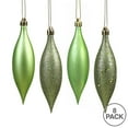 thumbnail image 2 of Vickerman N500154 Celadon 4 Finish Assorted Drop Ornament - 5.5 in. - 8 Per Box, 2 of 2