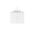 thumbnail image 4 of Pemberly Row 23" Modern Wood/Ceramic Bathroom Vanity in White, 4 of 8