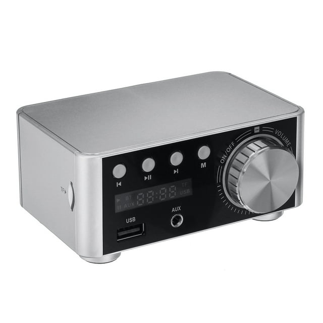Mini HiFi Bluetooth 5.0 Power Class D Amplifier Tpa3116 Digital Amp 50W*2 Home Car Marine USB/AUX IN ,Scalable Fun