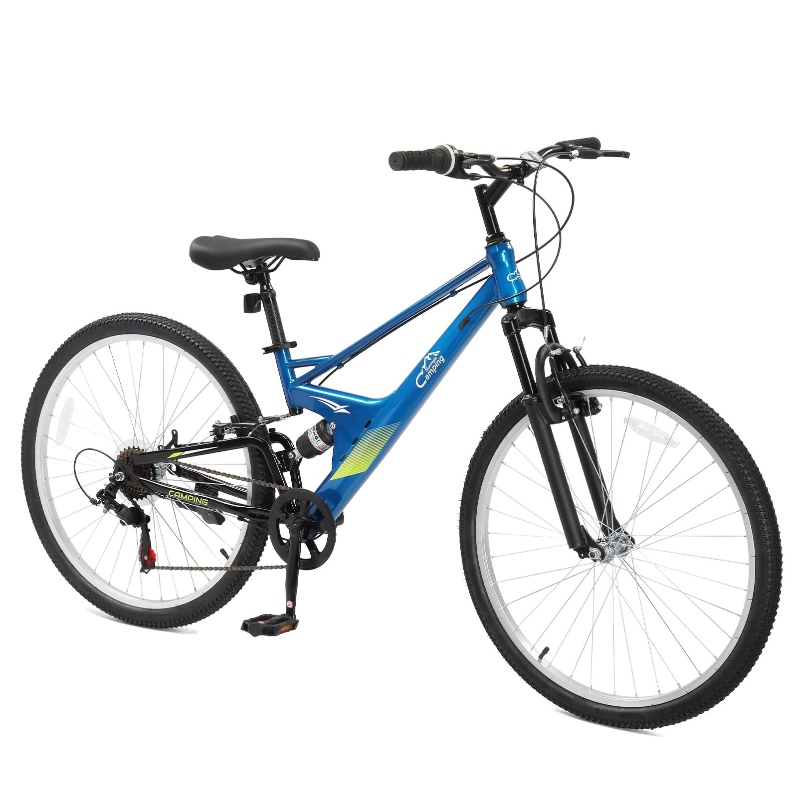 26in Foldable Land Rover Mountain Bike 21-Speed High Carbon Steel
