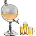 thumbnail image 2 of Miumaeov 1.5L Globe Drink Dispenser Beverage, Liquor Drink Dispenser with Tap Pump Machine, Beer Wine Whiskey Party Bar Club, 2 of 6